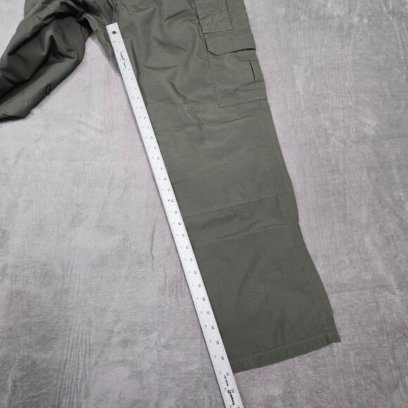 5.11 Tactical Pants Style 74273 Mens 36x32 Green Cargo Utility Ripstop - Picture 6 of 10